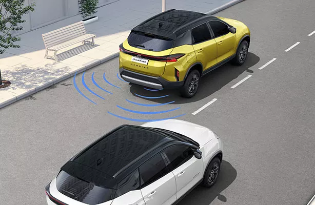 Tata Harrier Safety Blind Spot Detection Tata Harrier Safety Blind Spot Detection