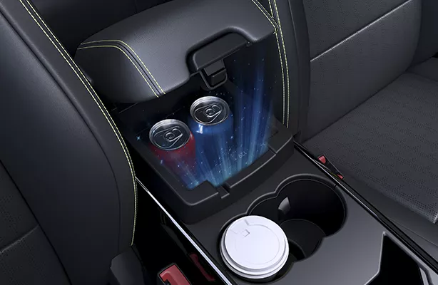 Tata Harrier Front Arm Rest with Cooled Storage Tata Harrier Front Arm Rest with Cooled Storage