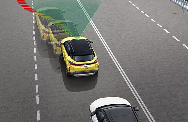 Tata Harrier Lane departure warning Tata Harrier Lane departure warning