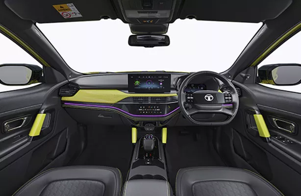 Tata Harrier Persona Based Dashboard with Mood Lighting Tata Harrier Persona Based Dashboard with Mood Lighting