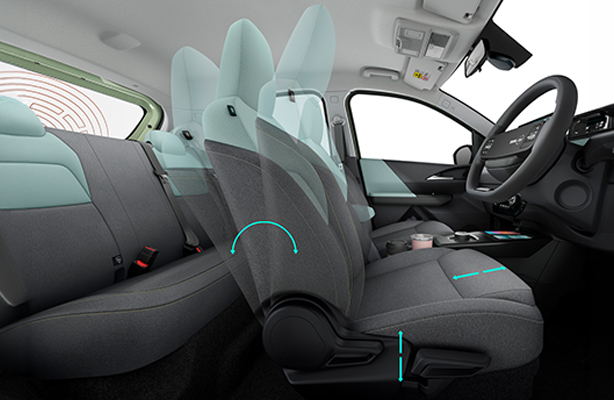 Tata Tiago.ev 6 Way Adjustable Driver Seat